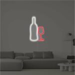 Neon Bar sign Wine glass / Wine set buy US neonoriginal