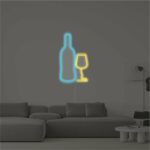 Neon Bar sign Wine glass / Wine set buy US neonoriginal