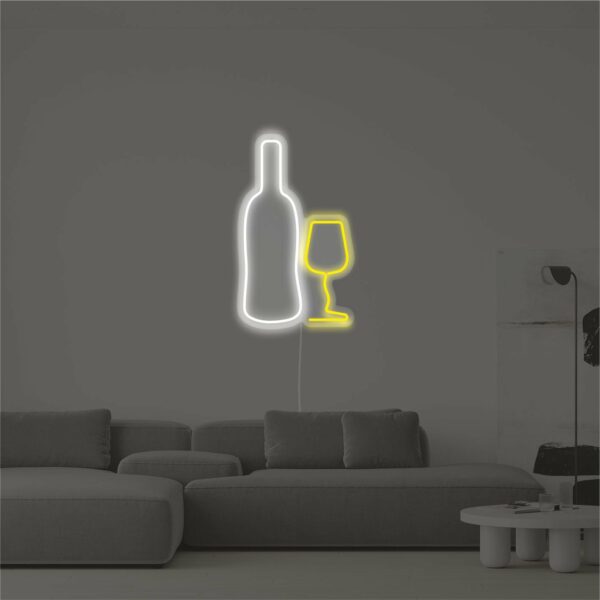 Neon Bar sign Wine glass / Wine set buy US neonoriginal