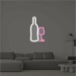 Neon Bar sign Wine glass / Wine set buy US neonoriginal
